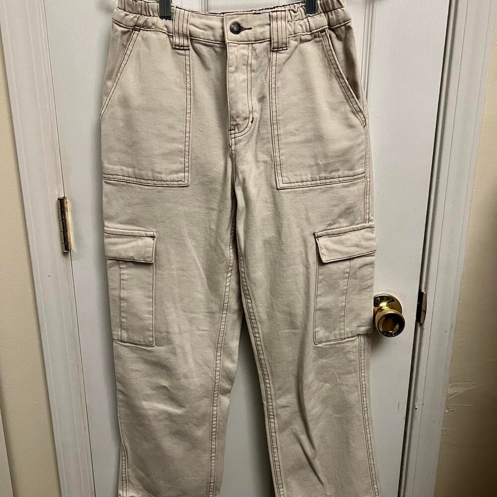 pac sun cream cargo pants